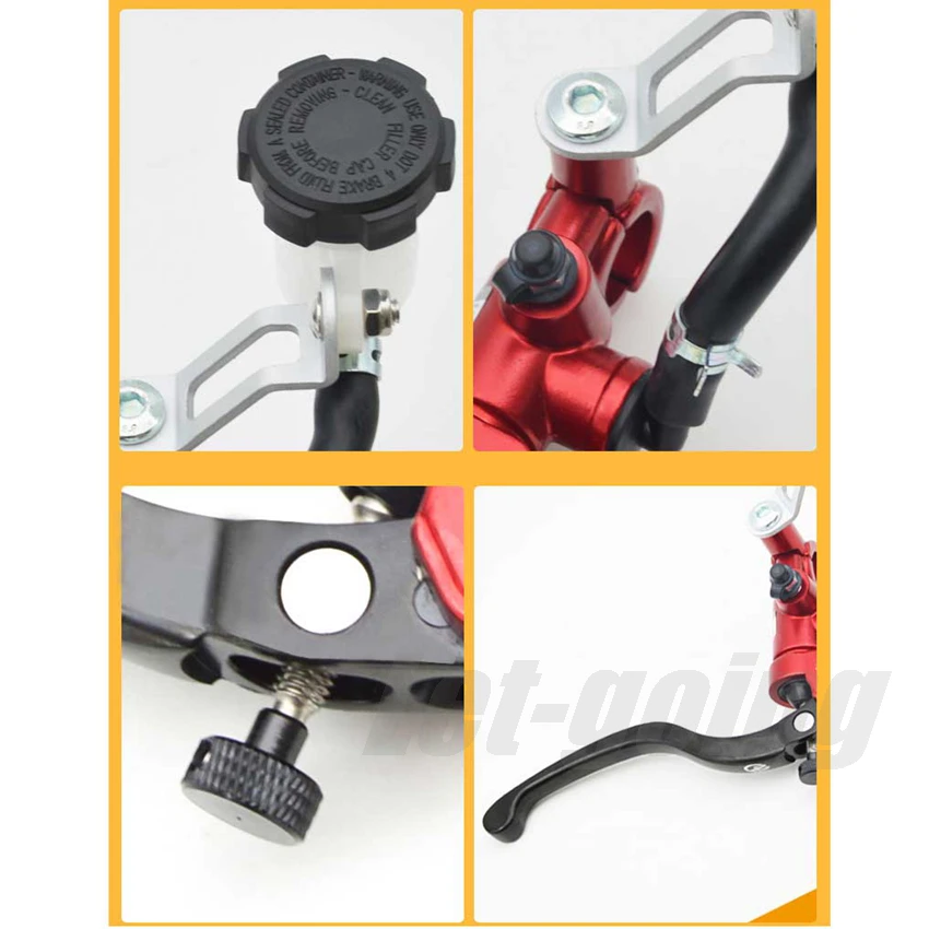 Kit Accélérateur Et Levier D'embrayage Pour Mini Vélo – Poignées 22 Mm (7/8 Pouces) En Aluminium Et ABS, Faciles à Installer