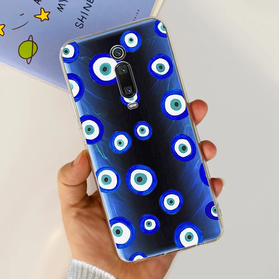 Stylish Painted Clear Silicone Phone Case with Bumper Protection