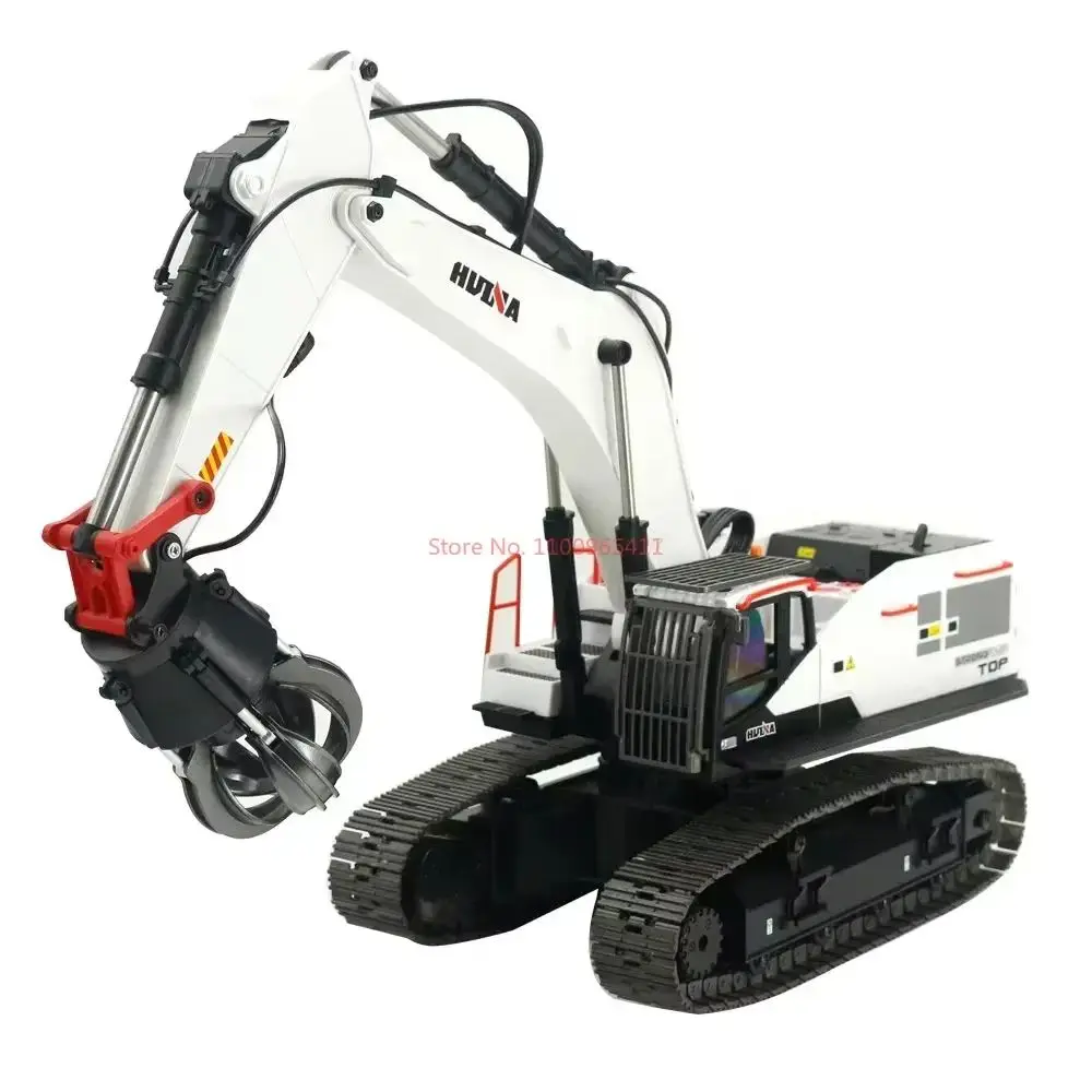 Huina 1:14 Remote Control Toy Engineering Vehicle 1594 22-Channel  Alloy Model Modification Machine Electric Excavator Kid Gifts 6