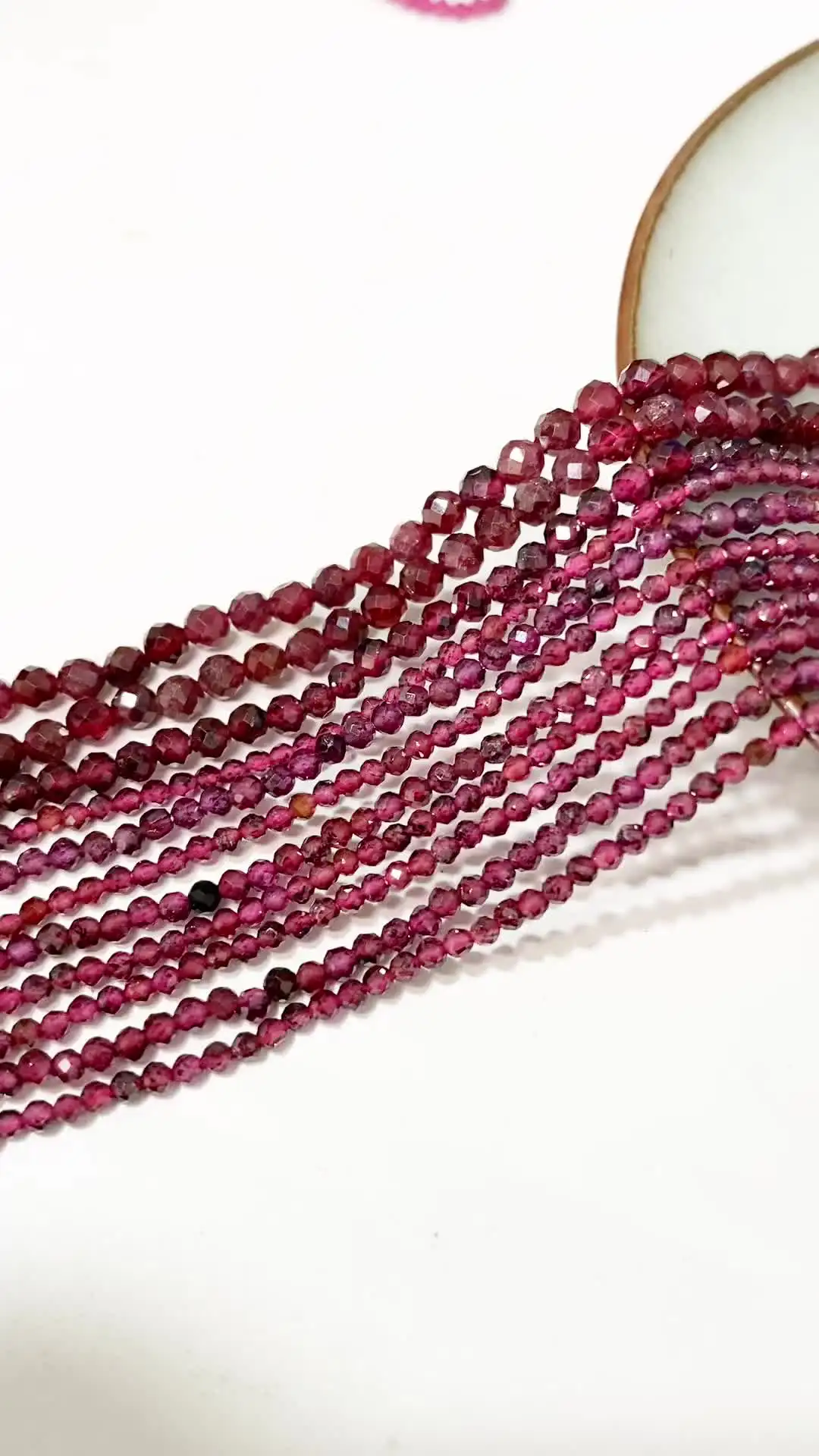 Pietra Preziosa Sfusa Di Granato Rosso Naturale Taglio A Pera Da - Foto 12