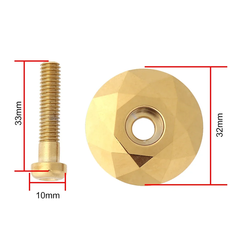 MTB Mountain Road Bike Bowl Cover with Screw Bicycle Stem Top Bowl Cap for 28.6mm Fork  Front Fork Head Tube Cycling Accessories