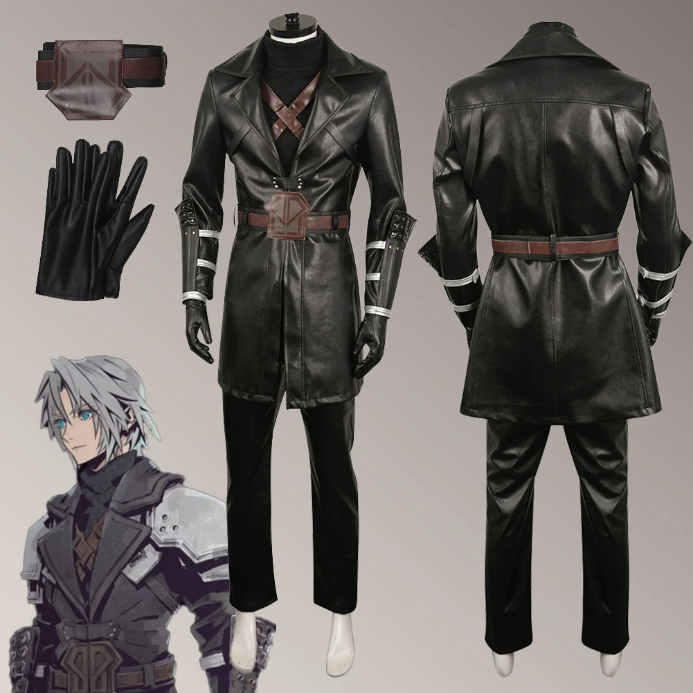 

Men FF7 Young Sephiroth Cosplay Fantasy Anime Game Final Fantasy Ⅶ Costume Disguise Adult Male Halloween Roleplay Outfits