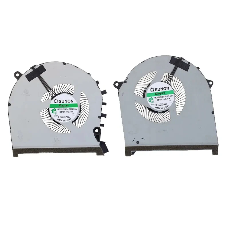 Ventola Di Raffreddamento Gpu Cpu Per Laptop Mg75151V1-1C010-S9A Mg75151V1-1C020-S9A Per Hp Omen 17-Cb Tpn-C144 Rtx 2080 Grafica Dc12V 5.40W 4Pin