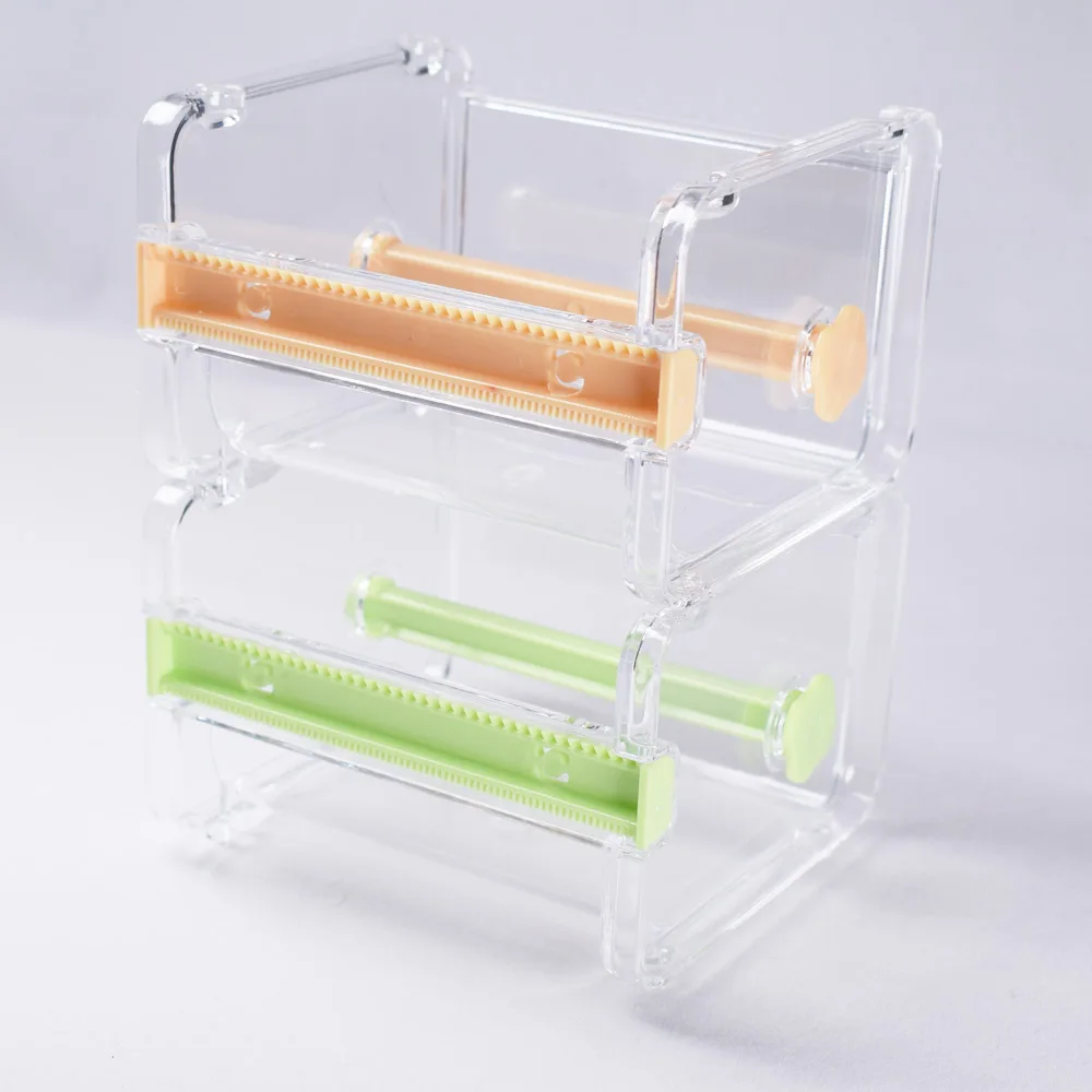 GUGCGV Stationery Masking Tape Cutter Tape Storage Organizer Cutter Office Tape Dispenser Office Supplies