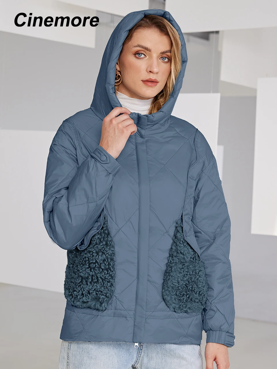 Cheap GASMAN women's jacket spring 2022 short thin cotton clothes