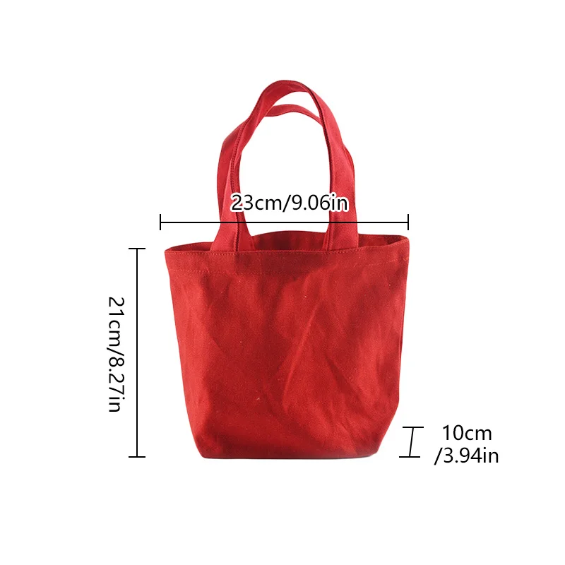 Reusable Canvas Cotton Fabric Shopper Bag Foldable Tote Bag Non-woven Environmental Case Organizer Multifunction Organizer 2