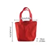 Reusable Canvas Cotton Fabric Shopper Bag Foldable Tote Bag Non-woven Environmental Case Organizer Multifunction Organizer 2