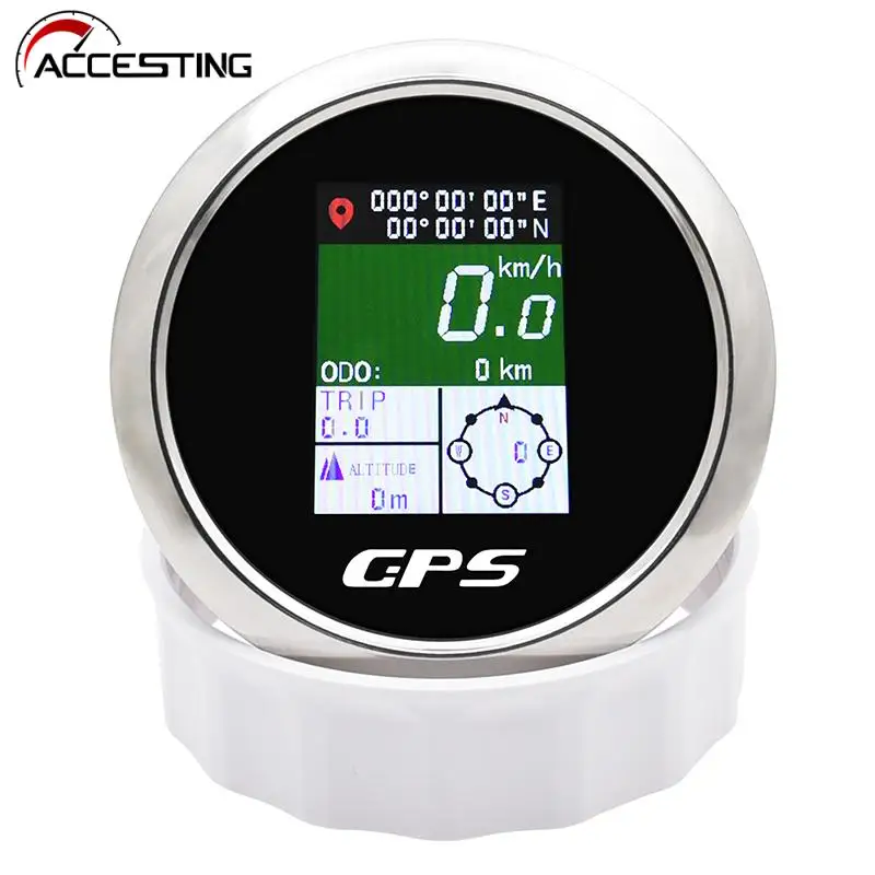 New52mm85mmTFTScreenSpeedGaugeDigitalGPSSpeedometerMphKnot