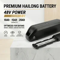 Batterie de vélo électrique 48V 20Ah 15Ah 10Ah Hailong Lithium-Ion pour moteur Bafang BBS02 BBS03 BBSHD 250W 1000W 1800W pleine capacité 1