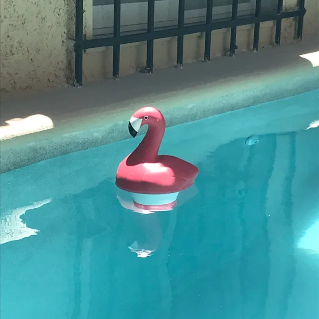 Úszómedence Állati Úszó Klór Adagoló Szép Kacsa Diffúzor Medence Tisztító Készletek Kiegészítők - Image 3