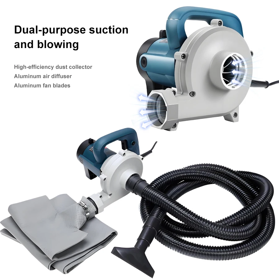 2 in 1 Workshop Vacuum Blower 4580W Electric Dual-function Dust Collector