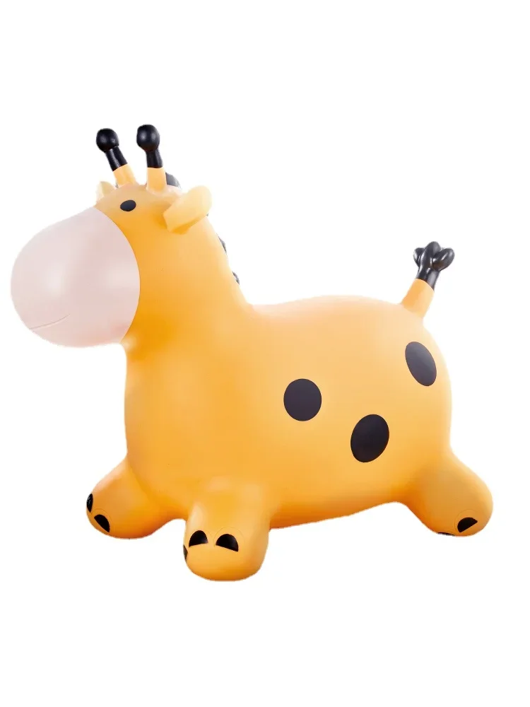 

Children's Inflatable Horse Jumping Deer Baby Baby Fall Prevention Adult Can Sit, Ride, Shake 2 Toys 1-year-old Trojan Horse