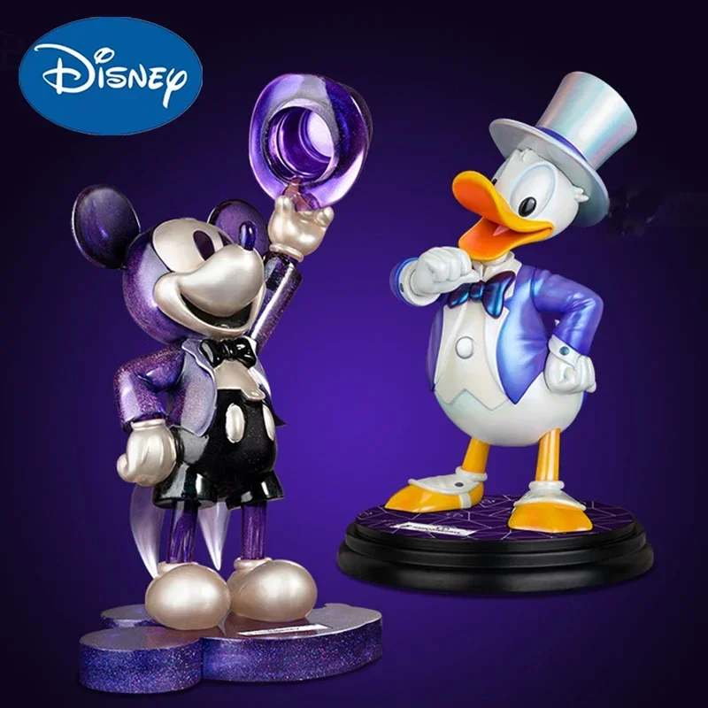 

Genuine Disney Mickey Mouse Donald Duck Figure Starry Night Special Edition Resin Action Figurine Model Statue Xmas Gift 40/47cm
