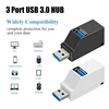 USB HUB Stander 3.0 Adapter Extender Mini Splitter 3 Ports for PC Laptop Macbok Mobile Phone High Speed U Disk Reader for Xiaomi 2