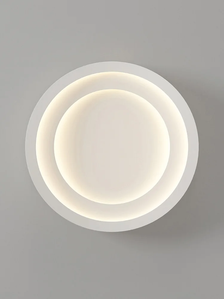 침실 LED 천장 램프, 심플하고 모던한 분위기, 북유럽 인스풍 거실 서재 램프, 원형 마스터 침실 램프