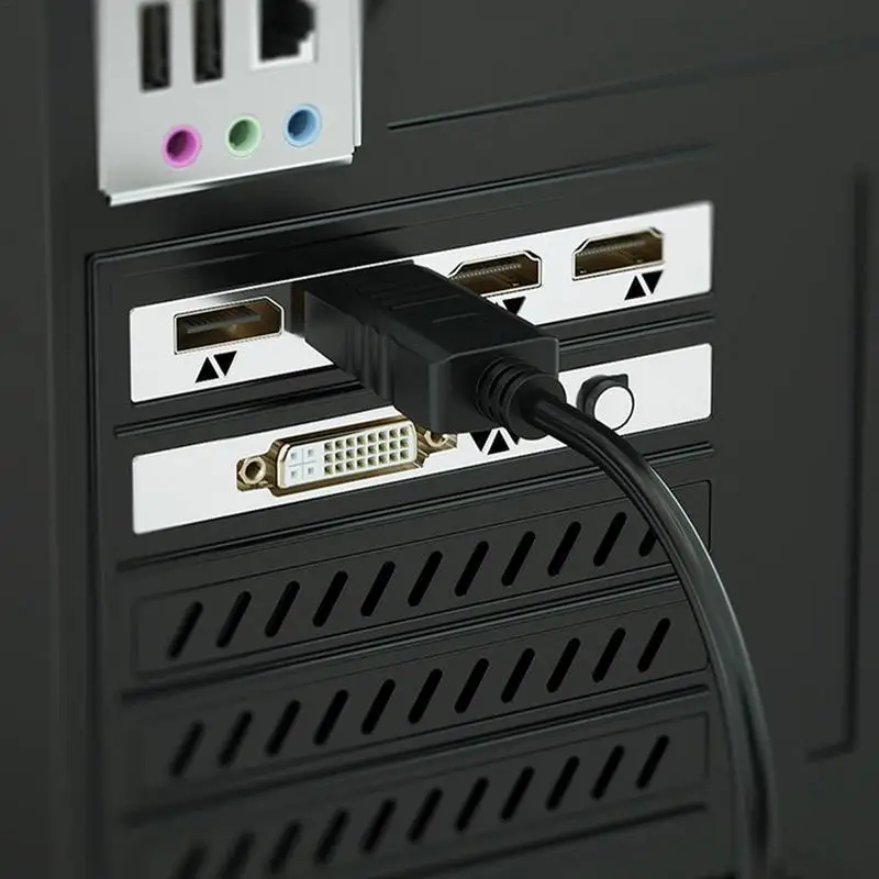 DP to HDMIs-Compatible Converter Displayport Adapter Uni-Directional Display Port Adapter For HDTV Monitor Computer Video Card