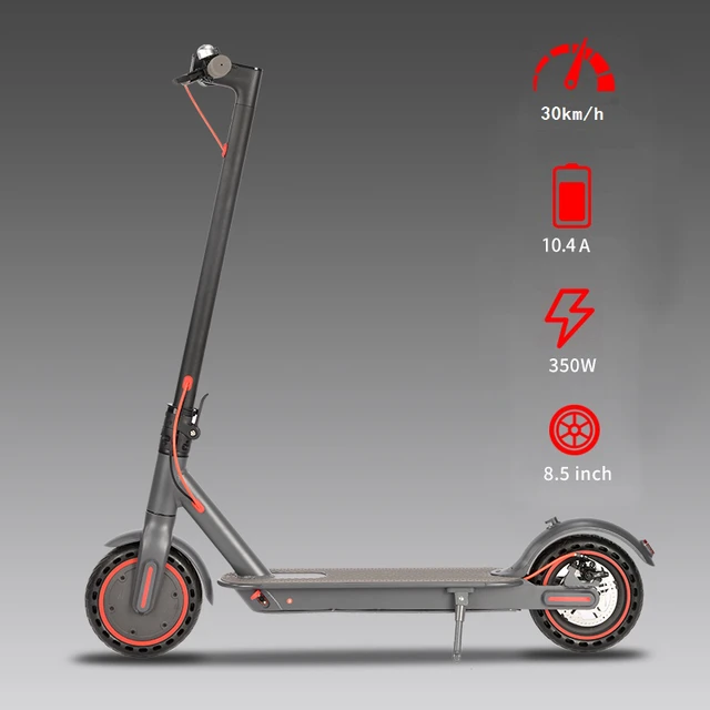 Trottinette Électrique Pliable de 350W et 10,4 Ah, Scooter de 8.5