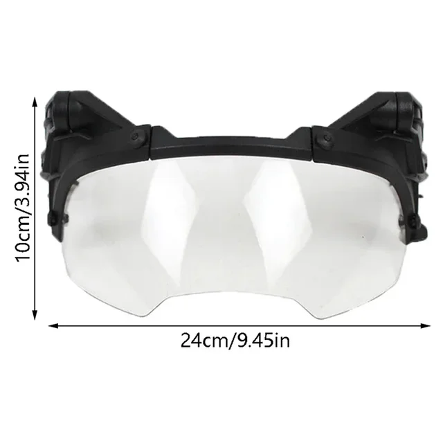 Adjustable Tactical Helmet Flip Goggles Airsoft Paintball FAST Helmet Windproof Anti Fog CS Wargame Protection Goggles 5
