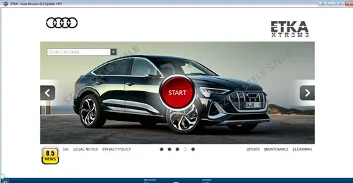 Newest ETKA 8.6+ Elsawin 6.0 Auto Repair Etka 8.6 Software Group Vehicles Electronic Parts Catalog For V/W+AU//DI+SE//AT+SKO//DA - Image 2