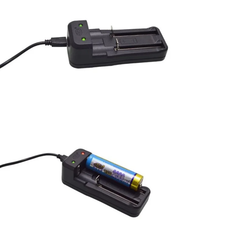 Universal 2 slot Battery USB Charger Smart Chargering for Rechargeable Batteries Li-ion 18650 26650 1634014500 Battery charger