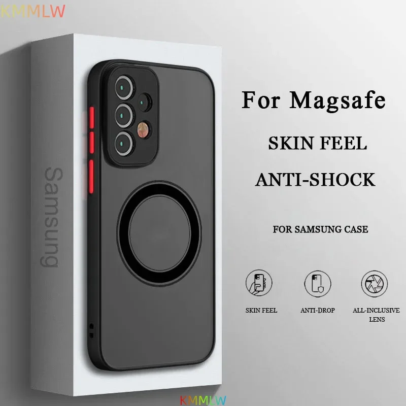 Translucent Matte Magnetic Phone Case Cover