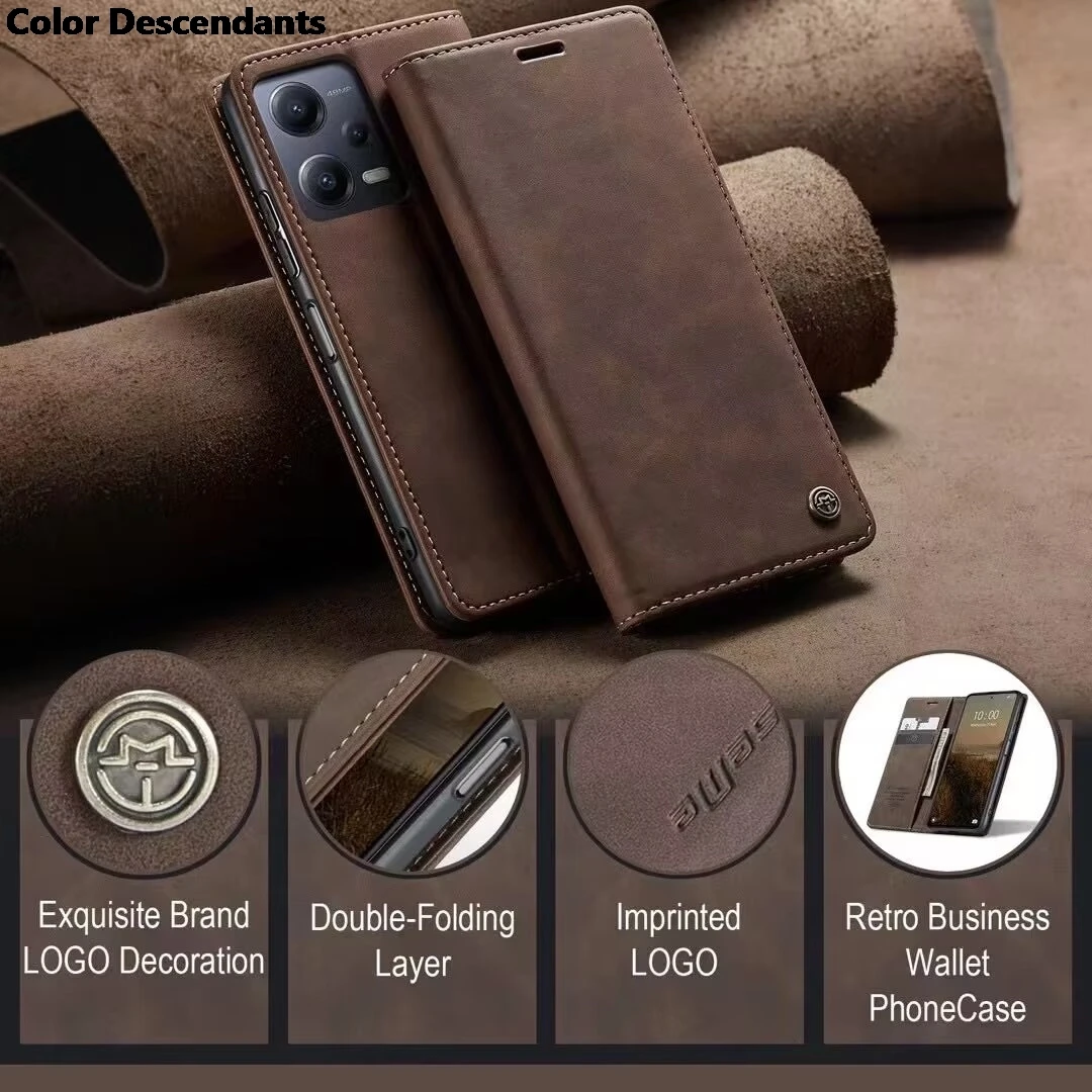 Phone Case Leather Phone Case Leather Wallet Case Leather Case For iPhone SE 5 S E 13 15 16 Luxury Magnetic Flip Wallet Protect Stand