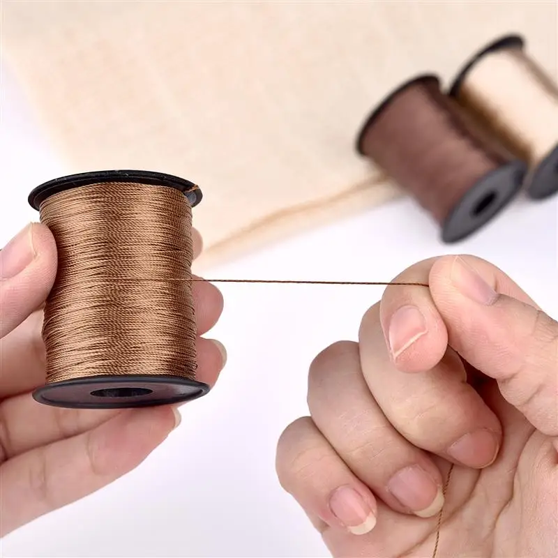 Durable Thin Nylon Thread for Leather, Clothing, and Shoes - 150m Roll