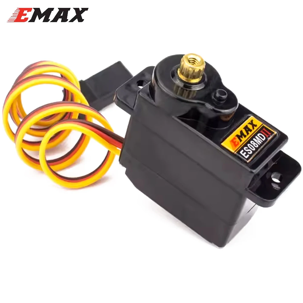 Emax ES08MD ES08MDII 4-6,0 В 2 кг Металлическая шестерня мини-цифровой сервопривод Futaba/JR Plug для TREX 450 аксессуары для самолетов и вертолетов thumbnail 3
