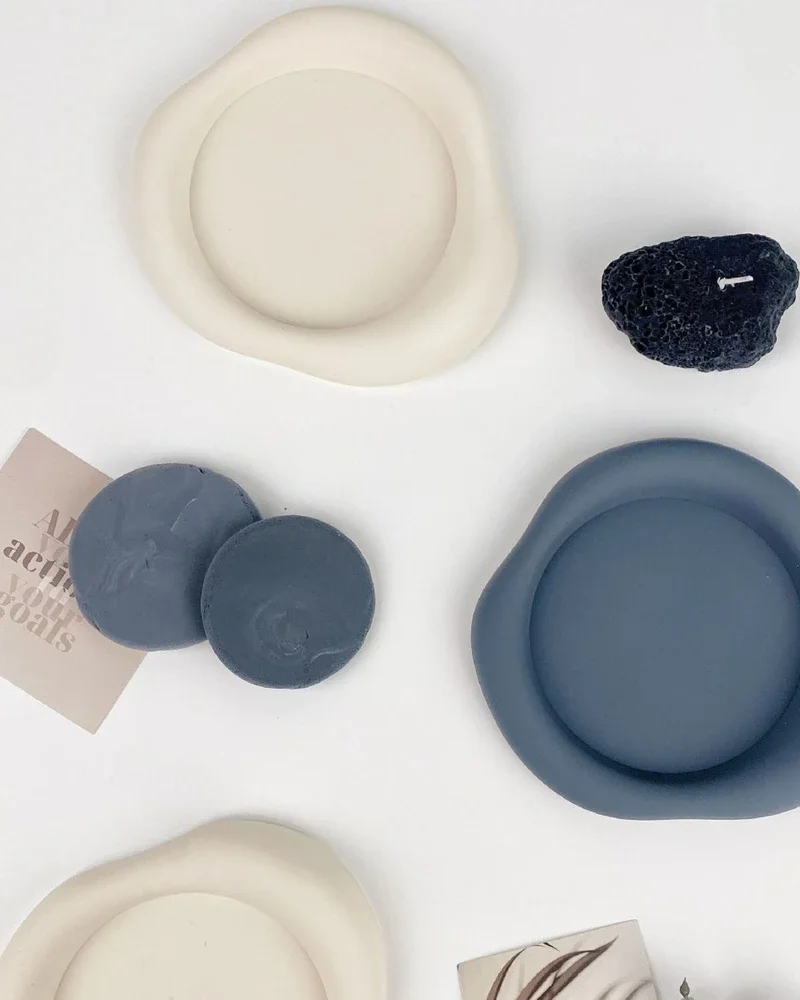Description Picture 4 of item1 Pc Cloud Silicone Coaster Slip Resistant And Heatproof Drink Cup Mat Coffee Hot Pad Table Protector Kitchen Tableware Set