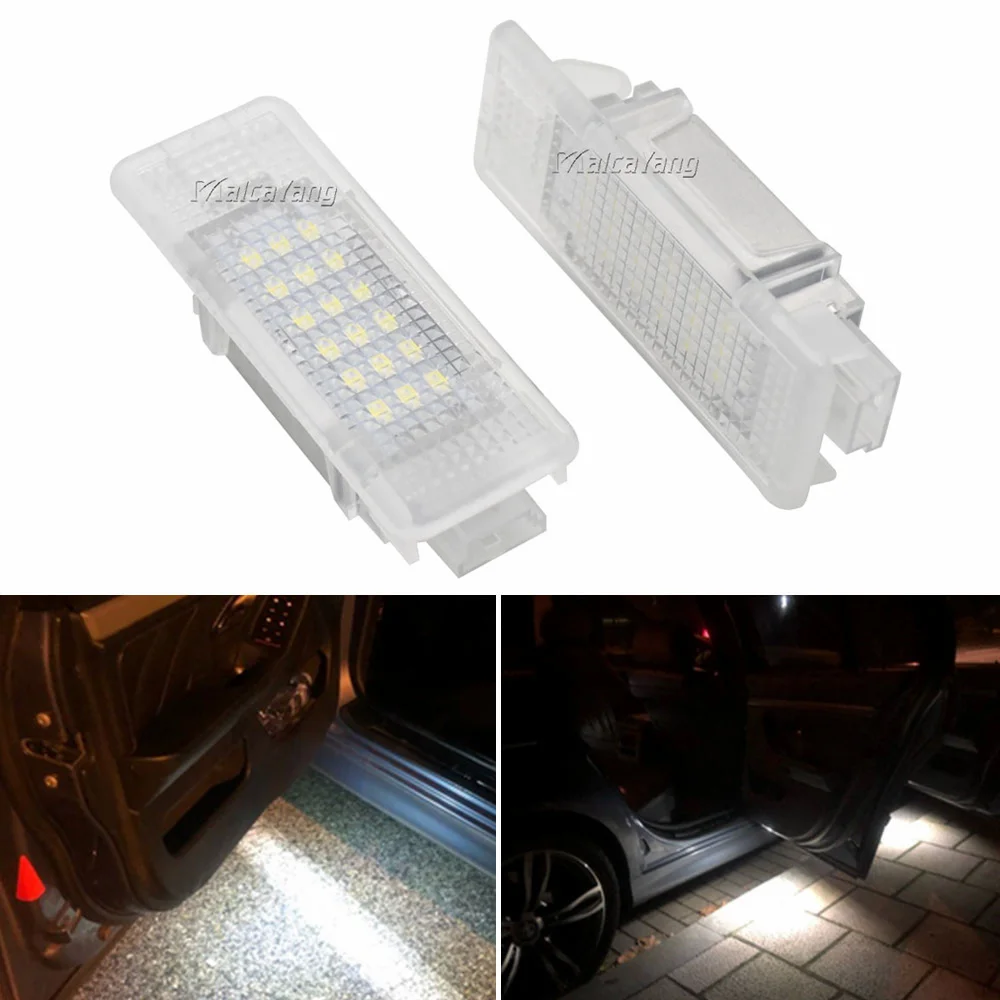 2 Pezzi Per Bmw Serie 5 E39 X5 E53 Z8 E52 Led Bianco Di Cortesia Footwell Sotto La Luce Della Porta Lampada Di Benvenuto