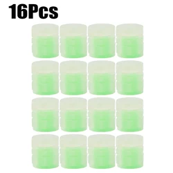 20-Piece Glow-in-the-Dark Valve Caps Set (Green 16Pcs)