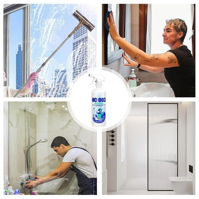 Stubborn Stains Cleaner 500ml Bathroom Limescale Remover Shower Cleaner Limescale Descaling Cleaning Agent For Bath