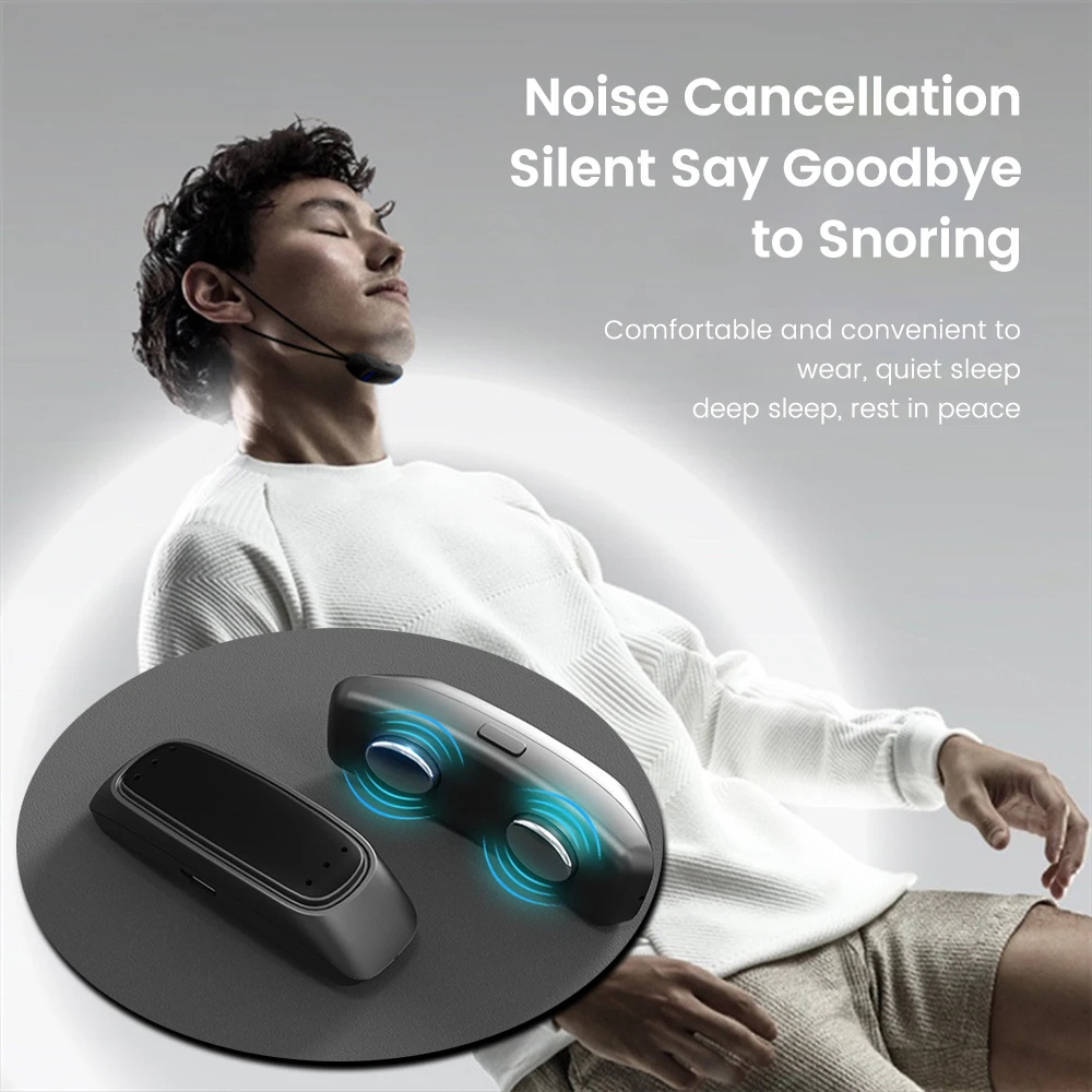 

Smart Anti Snoring Device EMS Pulse Snoring Stop Effective Solution Snore Sleep Aid Portable Noise Reduction Muscle Stimulator