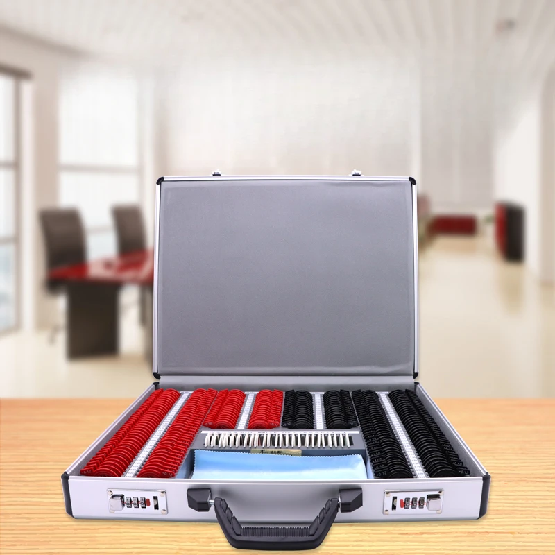

Glasses refraction equipment Optometric lens box Insert box Xingda 232 optometry box Optical disc Aluminum packaging