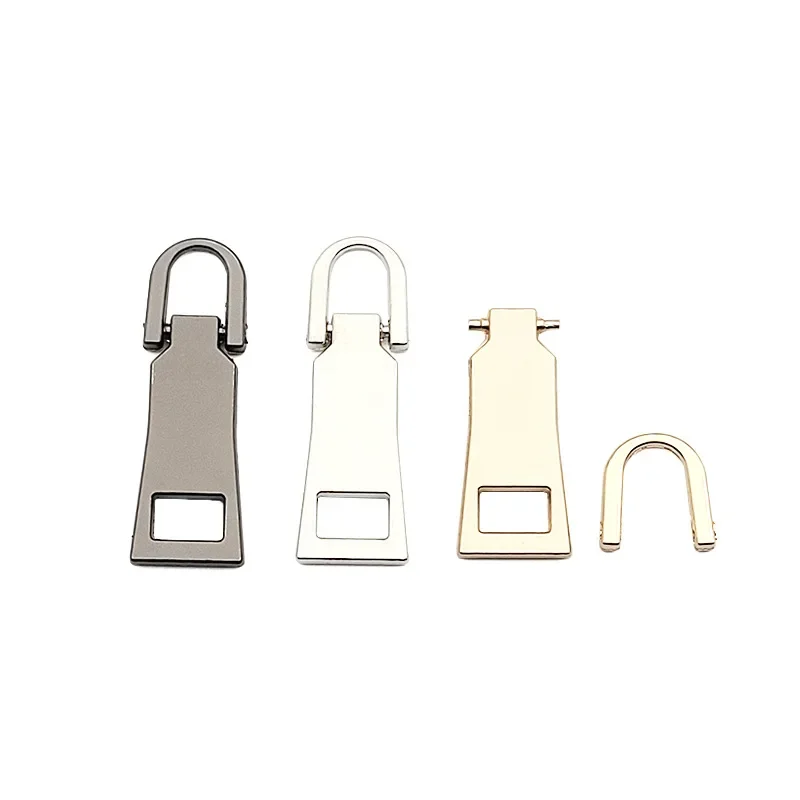 6/9pcs Detachable Metal Zipper Pull Replacement Repair Zip Puller Tab DIY for Luggage Suitcase Backpack Jacket Bags Coat Boots