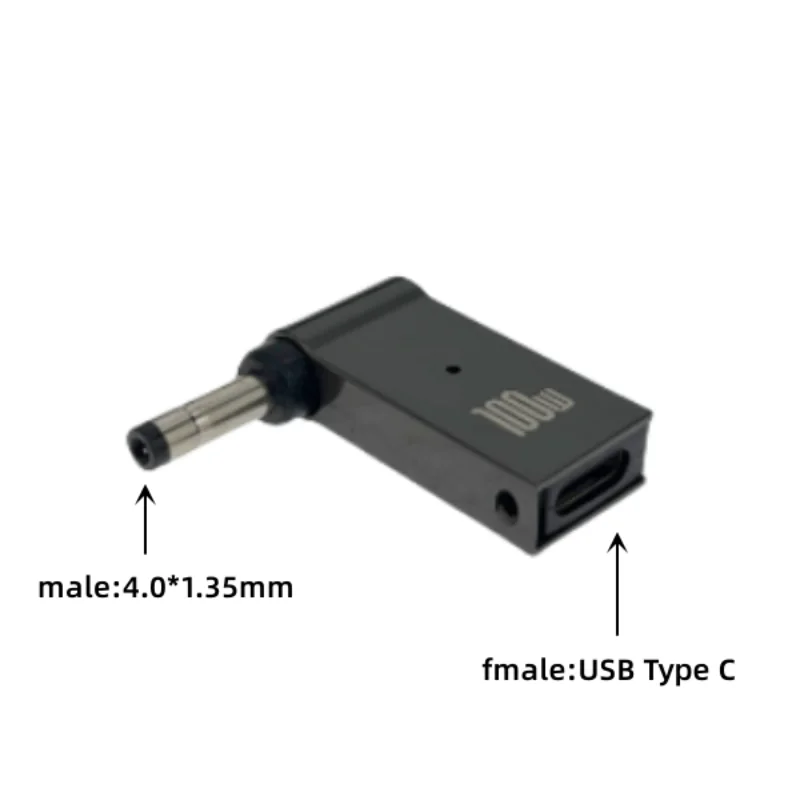 100W USB 타입 C 고속 충전 어댑터 플러그 커넥터 델 아수스 HP 에이서 레노버용 범용 USB C 노트북 충전기 컨버터