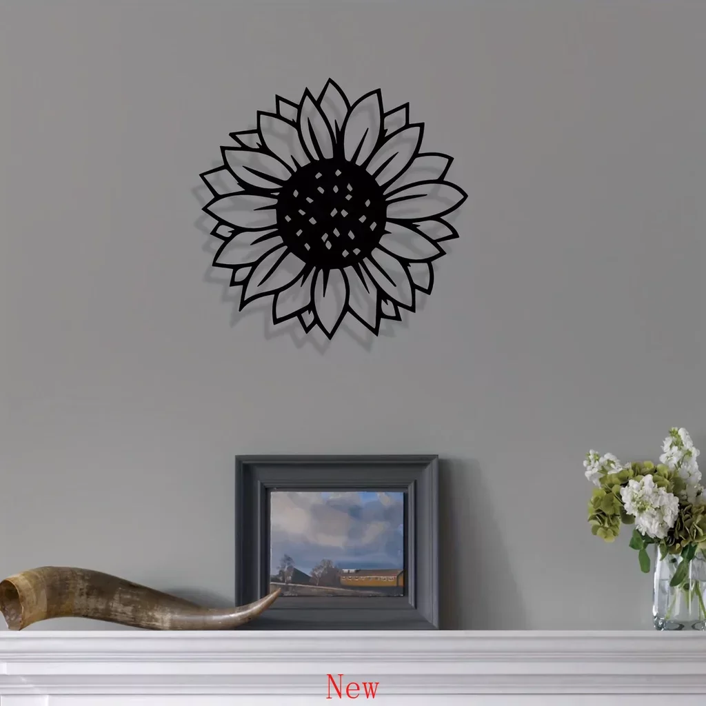 

Promotion Add A Touch of Sunshine To Any Room with This Trendy Metal Sunflower Art Home Decor Metal Wall Hanging Decor Livingroo