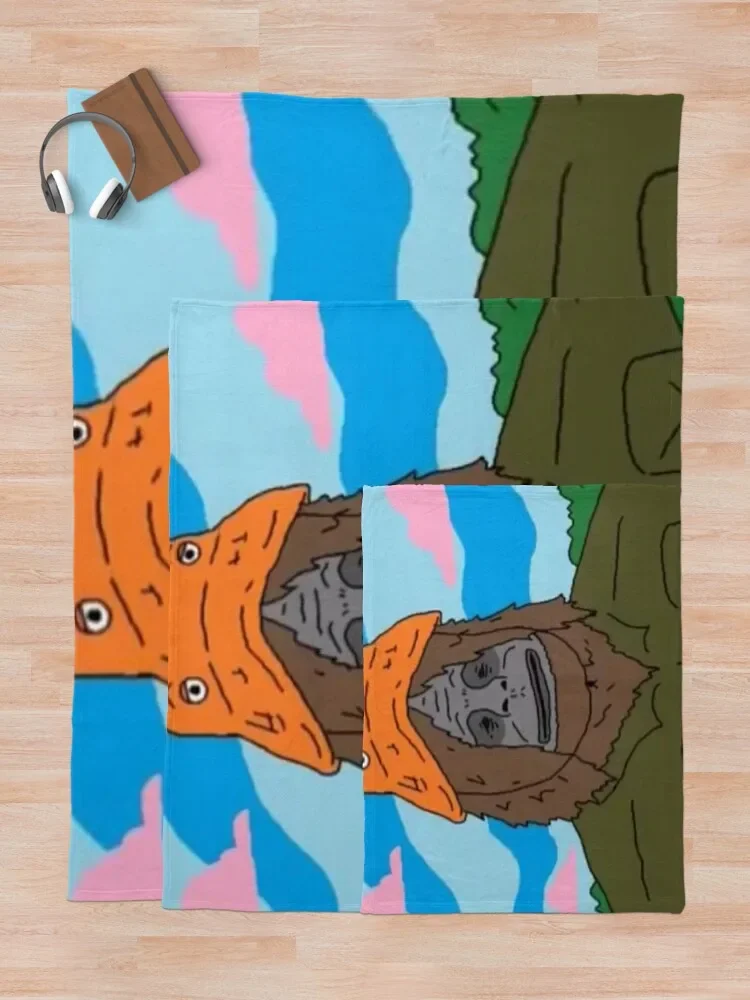 Sassy The Sasquatch Throw ���, ���Ÿ� �����̳� ���, �β��� ����, ����