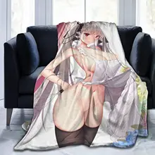 

Sexy Girl Christmas Anime Throw Blanket Ultra Soft Micro Fleece Blanket,Light Weight Warm Bed Blanket Hentai Waifu for Tenn Girl