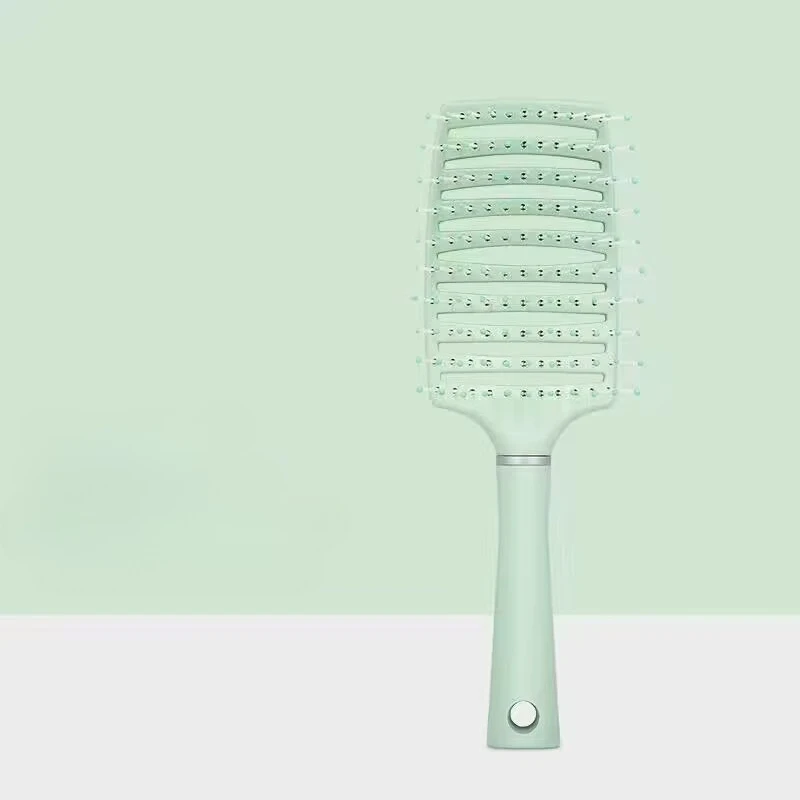 헤어브러쉬 에어쿠션 빗 풍성한 모발 손상 방지 마사지 헤어 브러쉬 모든 모발 타입용 (긴 머리, 두꺼운 머리, 얇은 머리, 곱슬머리, 자연모)