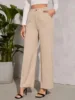 New casual pants for summer women wide leg pants with a drooping feel for commuting loose long pants for leisure 4