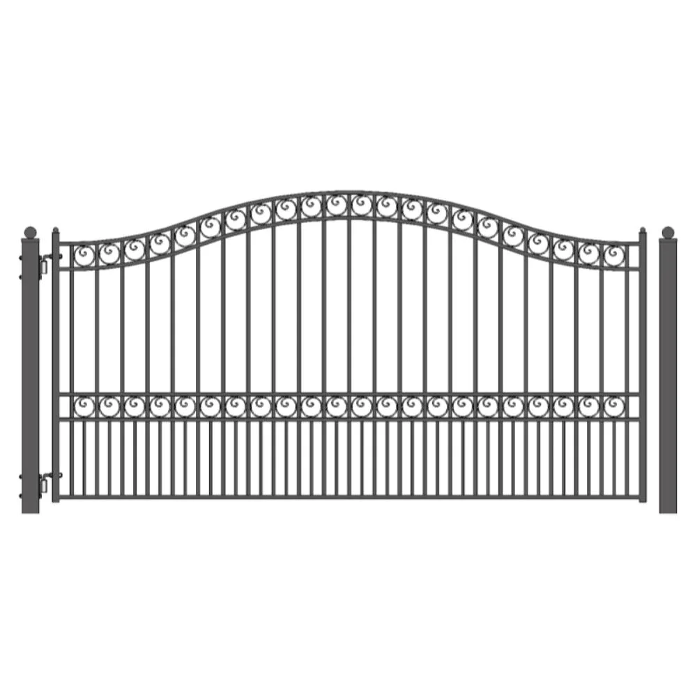 Support Customization Wrought Iron Sliding Gates Iron Gate Decor Wrought Iron Gate 6