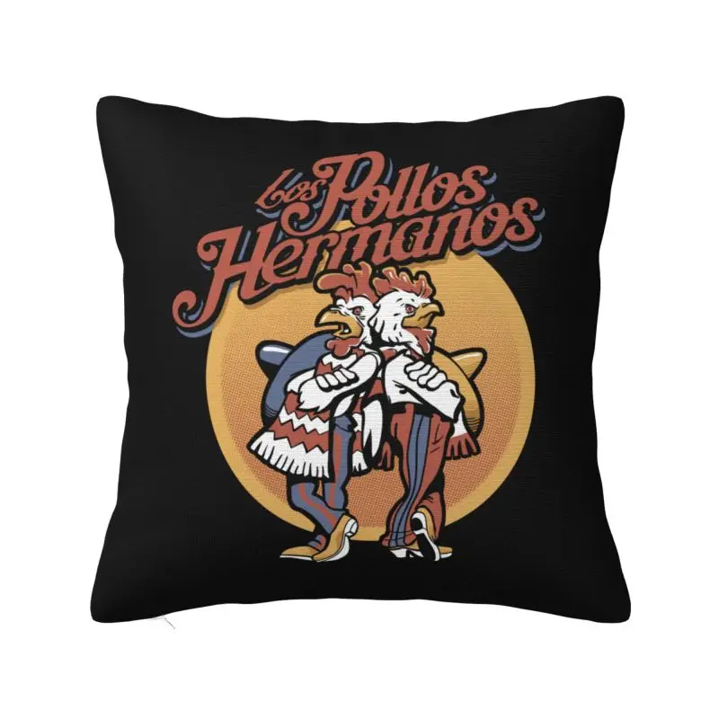 

Funny Breaking Bad Throw Pillow Los Pollos Hermanos Nordic Cushion Cover Car Pillowcase