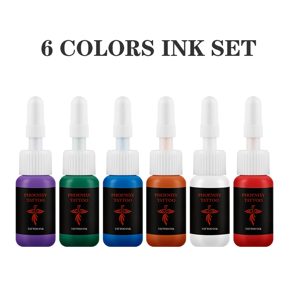 Tattoo Ink Kit Tattoo Ink Pigments Permanent Makeup Paint Tattoo Machine Black Ink Supplies