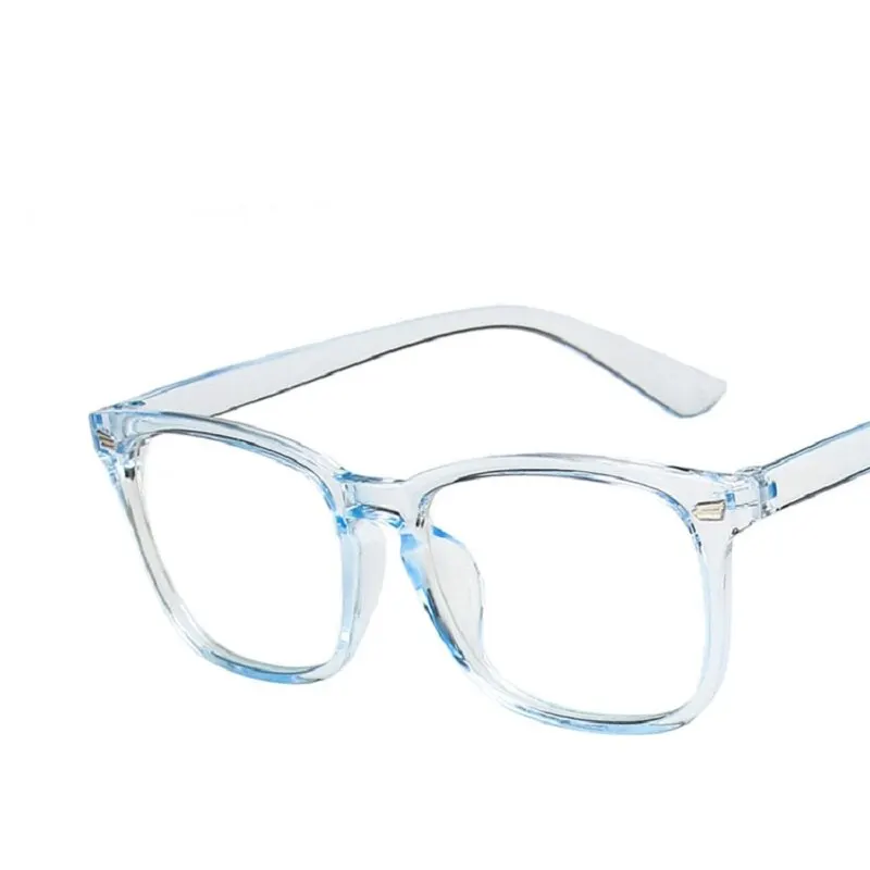 Blue light blocking glasses fashionable square fake dabs UV resistant computer games for women and men