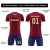 Custom Soccer Jerseys for Men Print logo Kid Adult Soccer Jersey Set personality customazition Name Number soccerFootballUniform 3