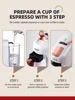 Cafelffe 5 in 1 Capsule Coffee Machine Fit Dolce gusto Nespresso Capsule ESE Pod Ground Coffee K-cup 19Bar Hot/Cold,gift-giving 5