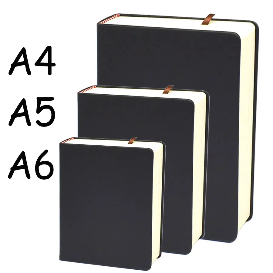 Super Thick Notebooks Agenda Planner 660 pages Blank inner PU Leather Soft Cover Sketchbook Journal Diary notebook Stationery 2