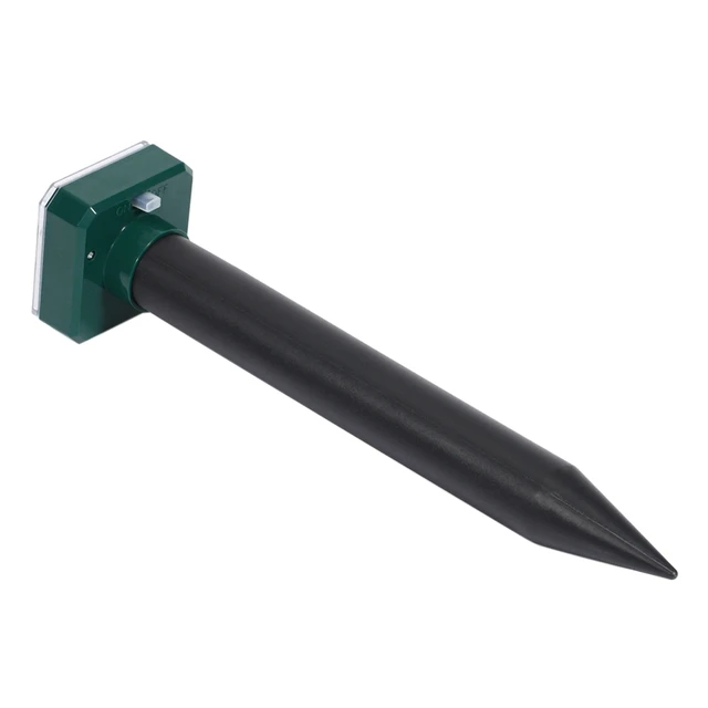 Vakondviselő, 8 Csomagoljon Ultrahangos Állatriasztó Napenergiával Működő Gopher És Vole Chaser Humánus Rágcsáló -Visszataszító - Image 5