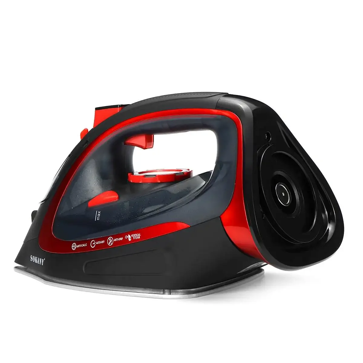 2400W Electric Steam Iron 220V Cordless Charging Steam Iron 5 Speed Adjustable Clothes Ironing Steamer ABS+Ceramic Soleplate 5